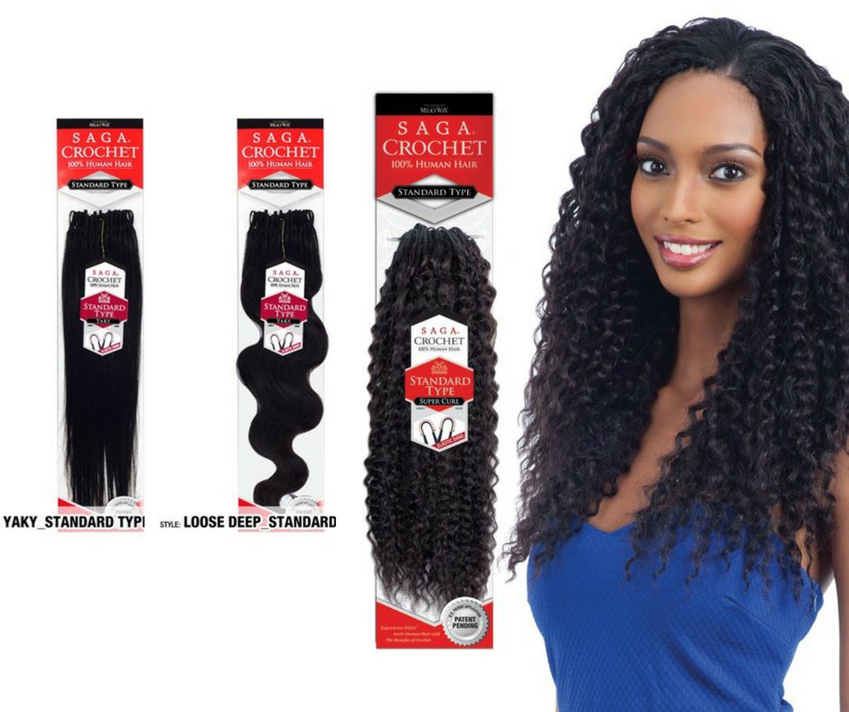 SAGA HUMAN HAIR CROCHET BRAIDS PRE LOOP TYPE YAKY 10 Staten Island