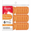 Annie Snap On Rollers Orange Jumbo 1 1/2' 6 Count #1005