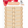 Annie Wire Mesh Rollers Peach 1 1/2' X-Large 12 Count #1025