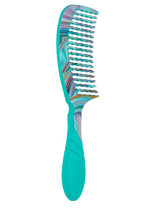 Wet Brush Detangling Comb Electric Dreams Collection Chromatic Swirl