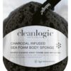 Cleanlogic Charcoal Infused Sea Foam Body Sponge
