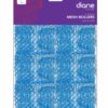 Diane Mesh Rollers 2' Blue 6 Pack #543