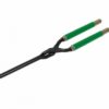 Golden Supreme 07 A Iron Rainbow 9/32' Black Iron With Green Handles