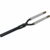 Golden Supreme 09G Iron Rainbow 1/2' Black Iron With Gray Handles