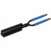 Golden Supreme 70T Iron Rainbow 1 3/8' Black Iron With Blue Handles