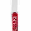 Pure Cosmetics Push Button Light Up Lip Gloss w/Mirror Racing Red