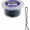 Soft 'n Style 1-1/4' Mini Black Bobby Pins