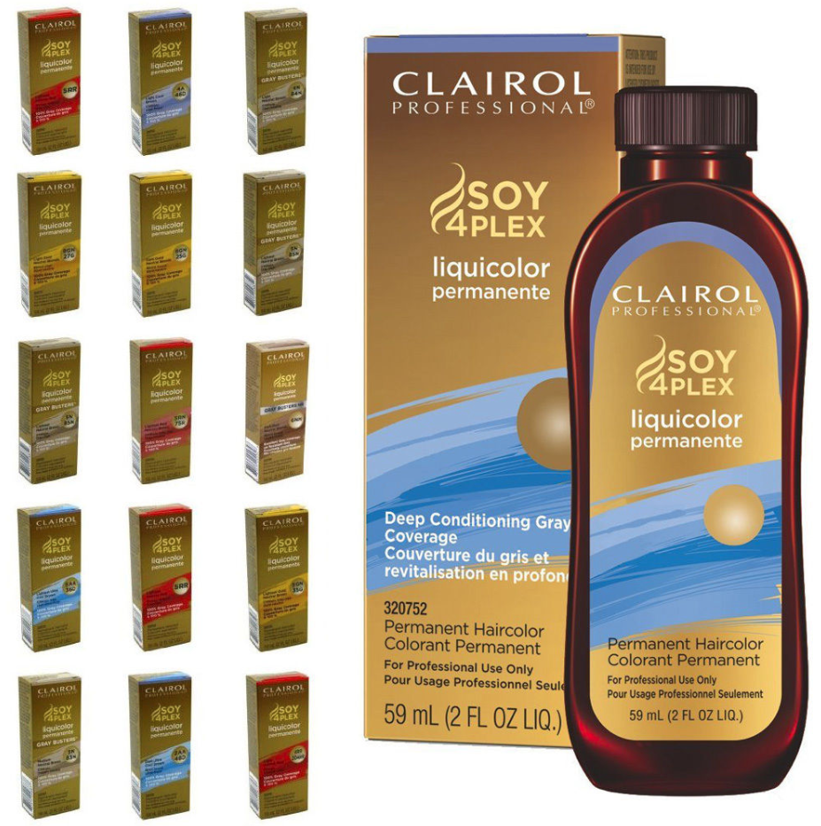 Clairol Professional Soy4Plex Permanent Haircolor 5N/85N Lightest ...