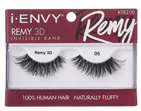 Kiss I Envy Remy 3D Invisible Band 100% Human Hair Eyelashes KREI05 –  Staten island Beauty